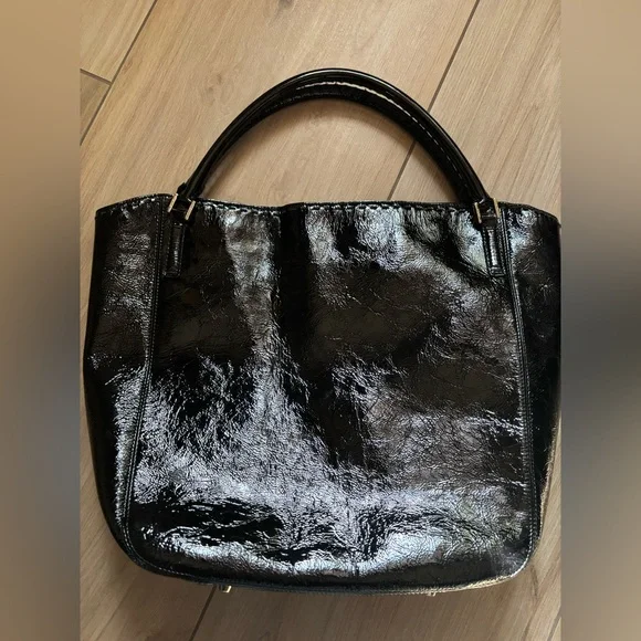 Anya Hindmarch Tassel Tote Bag Black patent leather - Picture 4 of 8